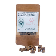 Load image into Gallery viewer, 100% Wild Boar Cubes Training Treats 100g
