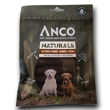 Load image into Gallery viewer, Anco Naturals Ostrich Prime Tender Sticks 5pcs