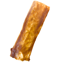 Load image into Gallery viewer, A long, narrow chicken-flavored Chewllagen dog treat with a golden-brown crust.