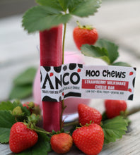 Load image into Gallery viewer, Anco Moo Chew Strawberry Milkshake Cheese Bar Medium