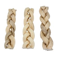Load image into Gallery viewer, Three braided bread sticks on a white background