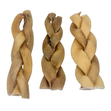 Load image into Gallery viewer, Three braided bread sticks on a white background