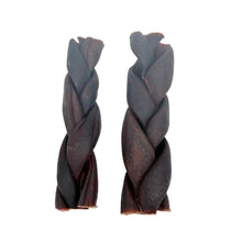 Load image into Gallery viewer, Two braided Anco Naturals Camel Collagen Braids Medium on a white background