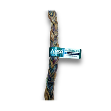 Load image into Gallery viewer, Dog chew with braided design and Ancor Naturals label on a white background
