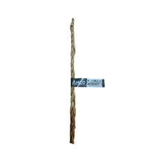Load image into Gallery viewer, A natural braided dog chew , shown vertically on a plain white background with an ANCO Naturals label wrapped around the middle.