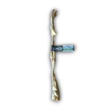 Load image into Gallery viewer, A natural dog chew bone, specifically a Barn Co Naturals beef bone treat, shown vertically on a white background with a soft drop shadow.