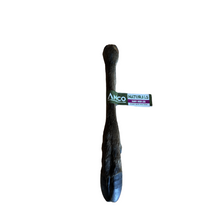 Load image into Gallery viewer, Black dog toy with a visible brand label on a white background