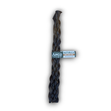 Load image into Gallery viewer, A single braided dog chew treat from Anco Naturals, shown vertically on a plain white background with a soft drop shadow.