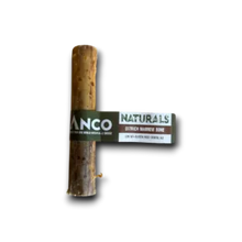 Load image into Gallery viewer, Anco Naturals Ostrich Marrow Bone with a branded packaging label on a white background
