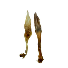 Load image into Gallery viewer, Two dried Anco_Naturals_Rabbit_Ears on a white background