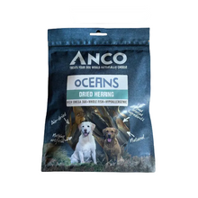 Load image into Gallery viewer, Anco Oceans dried herring dog treat package on a white background