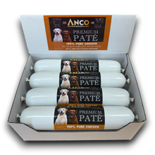 Load image into Gallery viewer, Box of Anco Premium Pate dog food with multiple packages inside