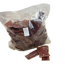 Load image into Gallery viewer, Bag of dried beef Gullet on a wooden surface with a white background