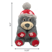 Load image into Gallery viewer, KONG Christmas Holiday Comfort Polar Bear Grey