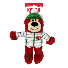 Load image into Gallery viewer, KONG Christmas Holiday Wild Knots Bear Small/Medium Red