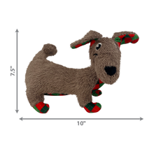 Load image into Gallery viewer, KONG Christmas Holiday PupSqueaks Tucker