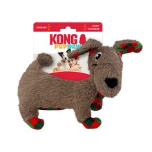 Load image into Gallery viewer, KONG Christmas Holiday PupSqueaks Tucker