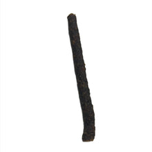 Load image into Gallery viewer, Long, dark brown stick Horse Jerky Stick on a white background
