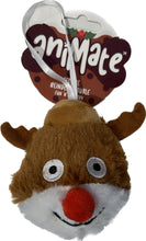 Load image into Gallery viewer, Animate Christmas Bauble Squeaky Reindeer