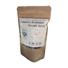 Load image into Gallery viewer, Brown bag of Venison Training Treats with a white label on a white background