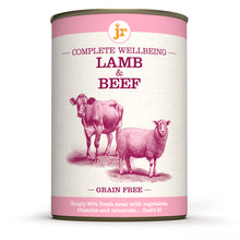 Load image into Gallery viewer, JR Complete Wellbeing Lamb & Beef 400g