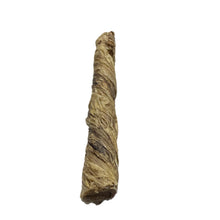 Load image into Gallery viewer, Twisted beef bladder dog treat on a white background