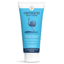 Load image into Gallery viewer, Ostrich Meat Paste tube with blue label and white cap on a white background