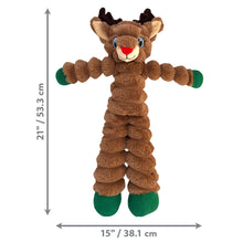 Load image into Gallery viewer, KONG Christmas Holiday Shakers Crumples Reindeer Red Extra Large