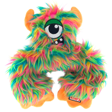 Load image into Gallery viewer, Colorful plush toy with one large eye and orange accents on a white background
