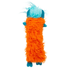 Load image into Gallery viewer, Plush toy with orange body and blue head on a white background