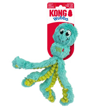 Load image into Gallery viewer, Kong Wubba toy with teal and green colors on a white background