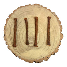 Load image into Gallery viewer, Wooden coaster with four Meat Stick Kangaroo arranged in a circle on a white background