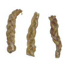 Load image into Gallery viewer, Three braided paddywack braids n a white surface with a dark shadow.