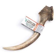 Load image into Gallery viewer, Highland Antler dog chew with packaging on a white background