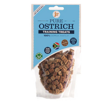 Load image into Gallery viewer, Package of Pure Ostrich training treats with visible branding on a white background