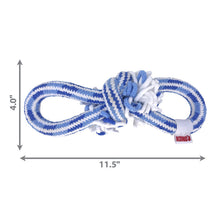 Load image into Gallery viewer, KONG Puppy Rope Tug Blue