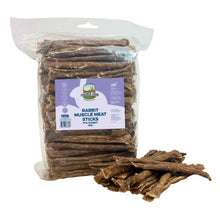 Load image into Gallery viewer, Packaged rabbit muscle meat sticks with a visible label on a white background