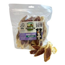 Load image into Gallery viewer, Packaged dog treats with Paddock Farm label on a white background
