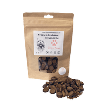 Load image into Gallery viewer, Bag of venison training treats with visible treats on a white background