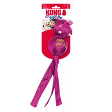 Load image into Gallery viewer, Pink KONG Wubba dog toy with packaging on a white background