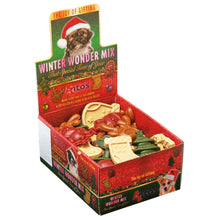 Load image into Gallery viewer, Box of Antos Winter Wonder Mix dog treats with festive design