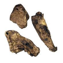Load image into Gallery viewer, Three dried beef lung pieces on a white background