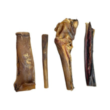 Load image into Gallery viewer, Four pieces of beef skin on a white background