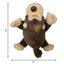 Load image into Gallery viewer, kong-cozie-natutrals-monkey-dog-toy-dimensions