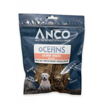 Load image into Gallery viewer, Anco Ocerns Salmon Fingers with Cod dog treat package on a white background