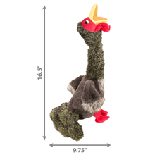 Load image into Gallery viewer, kong-shakers-honkers-turkey-dog-toy-dimensions.