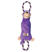 Load image into Gallery viewer, kong-tugger-knots-monkey-purple-dog-toy