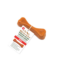 Load image into Gallery viewer, Dog chew treat with a label on a white background
