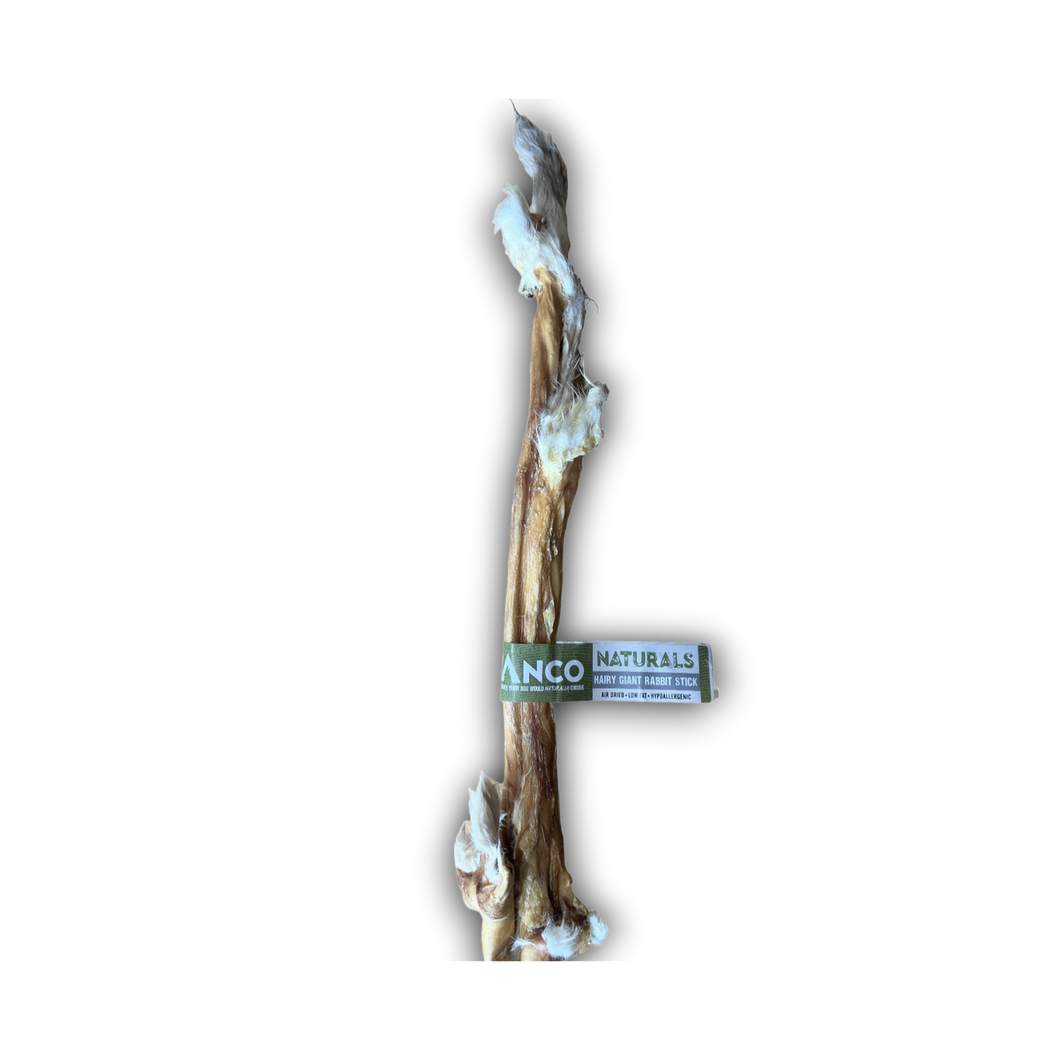 Anco Naturals Hairy Giant Rabbit Stick