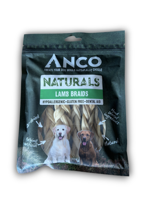 Anco Naturals Lamb Braids 100g